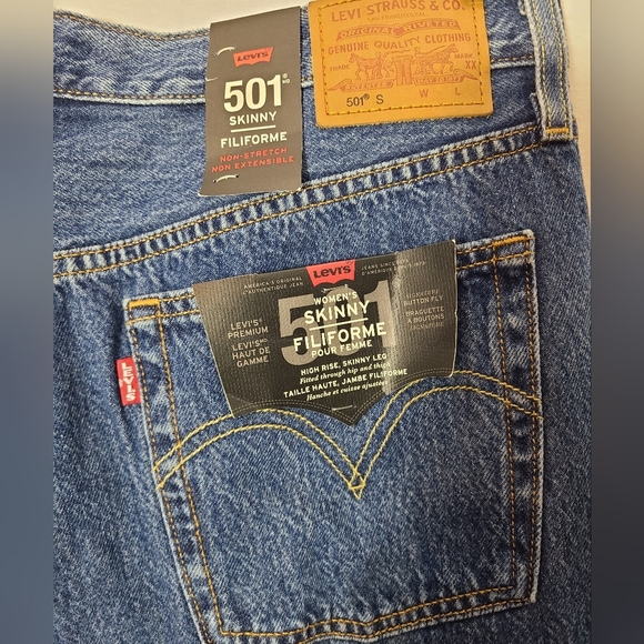 New with tags Levis womens 501 jeans- size 31 - Picture 5 of 7